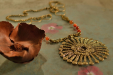 प्रभा ✺ Brass Necklace { 15 }